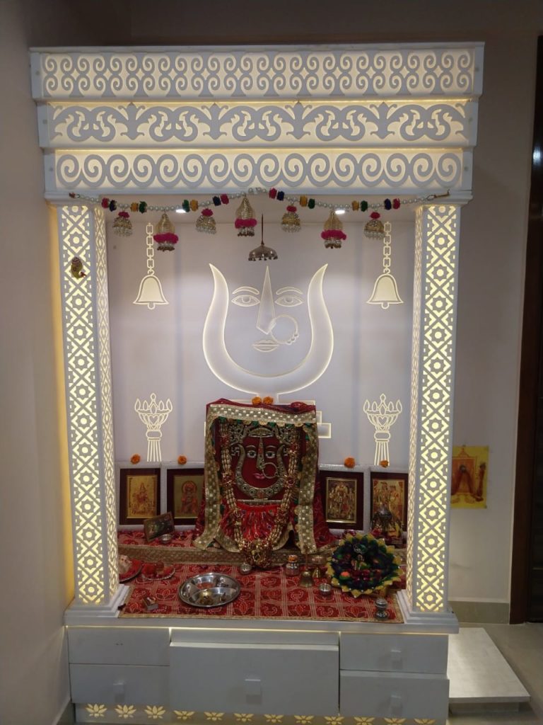 Corian Mandir Manufacturers in Kolkata, India.