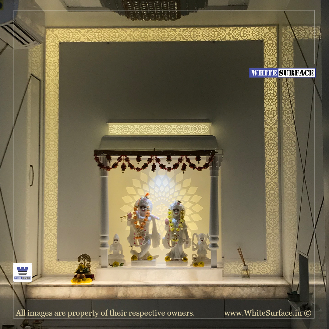 Custom Corian Mandir vs Ready-Made Mandir – Which One is Right for you?